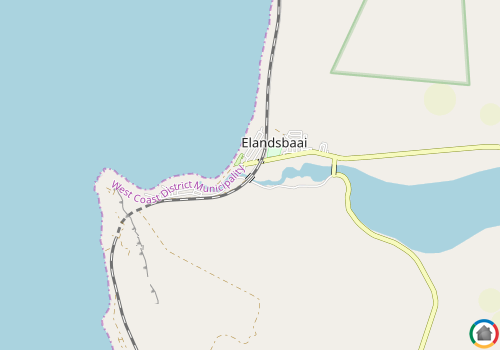 Map location of Elands Bay