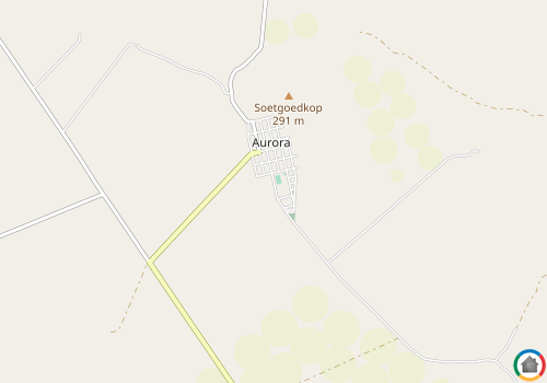 Map location of Aurora Western Cape