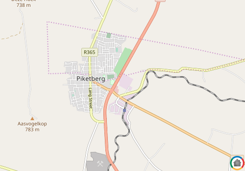 Map location of Piketberg