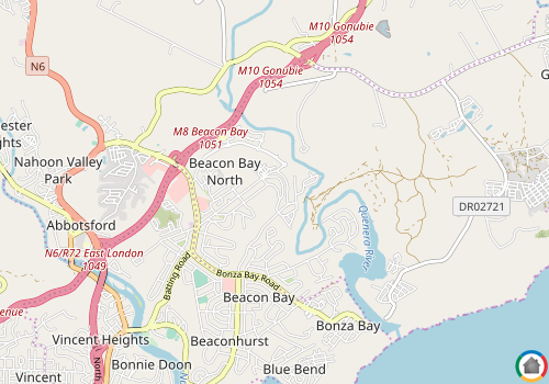 Map location of Beacon Bay North