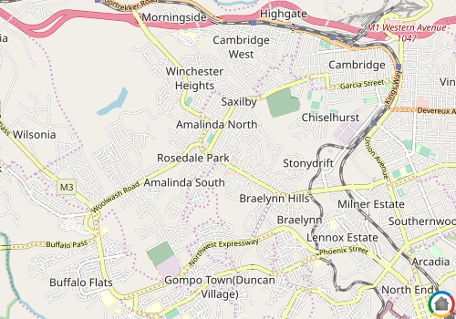 Map location of Amalinda