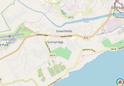 Map location of Sunnyridge