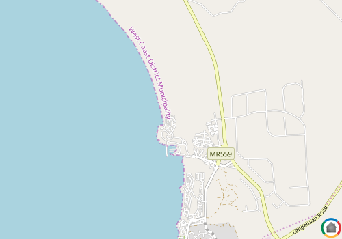 Map location of Paradise Beach