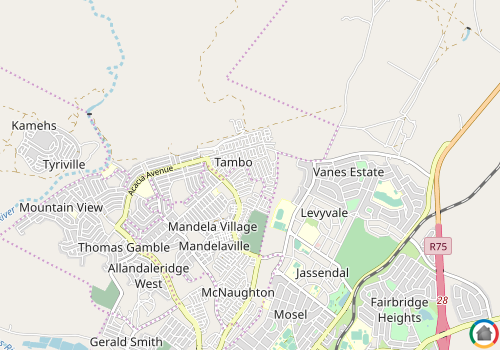 Map location of Langa Phase 2