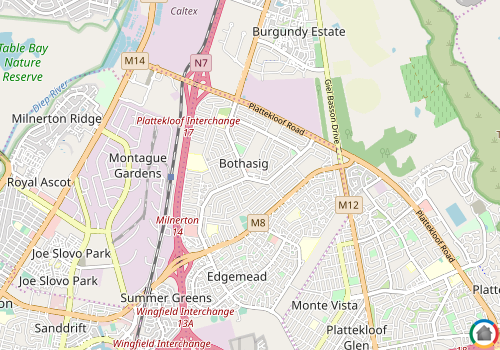 Map location of Bothasig 