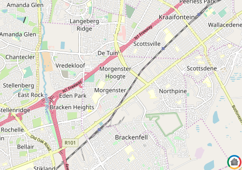 Map location of Morgenster