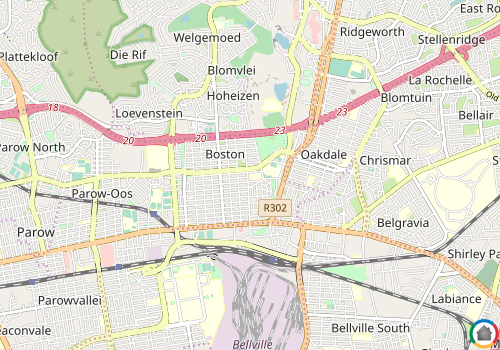 Map location of Boston