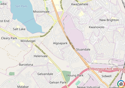 Map location of Algoa Park