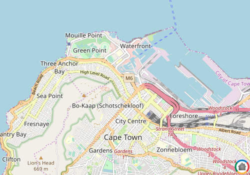 Map location of De Waterkant  