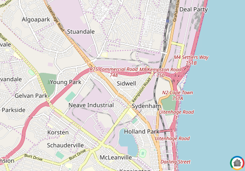 Map location of Sidwell