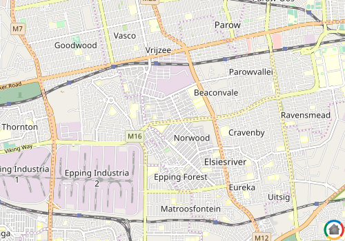 Map location of Elsies River
