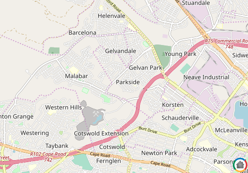 Map location of Parkside