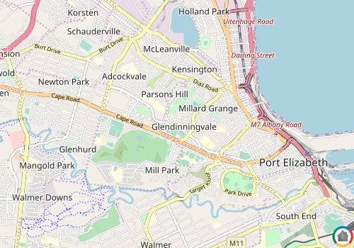 Map location of Glendinningvale