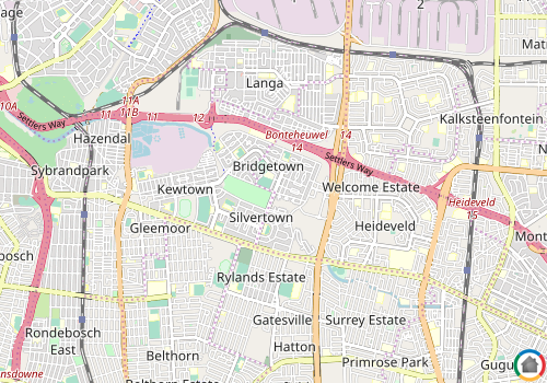 Map location of Bridgetown