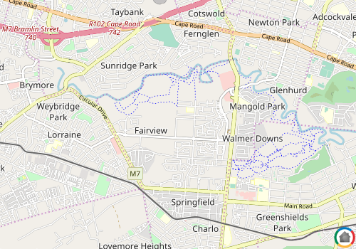 Map location of Fairview - PE
