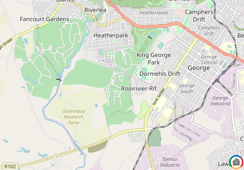 Map location of Kingswood Golf Estate