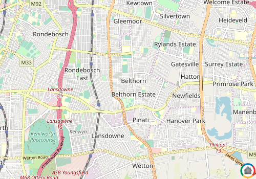 Map location of Belthorn Estate