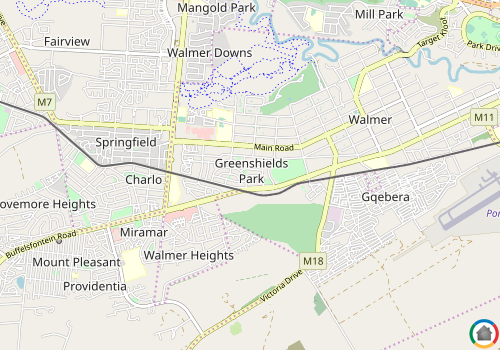 Map location of Greenshields Park
