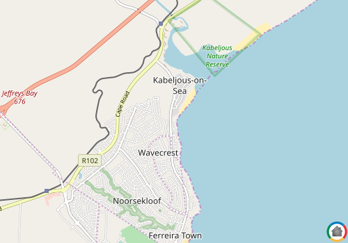 Map location of Kabeljous