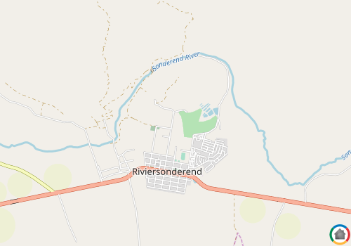 Map location of Riviersonderend