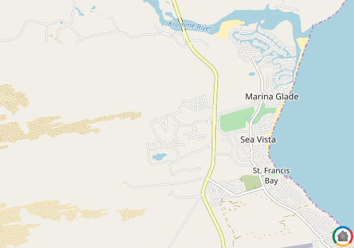 Map location of St Francis Links