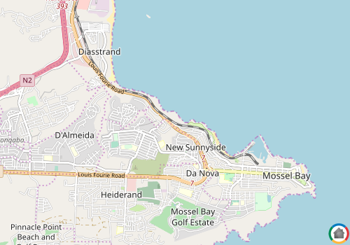 Map location of Santos Bay