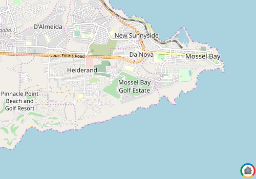 Map location of Mossel Bay Golf Estate
