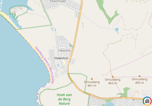 Map location of Hawston