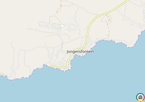 Map location of Jongensfontein