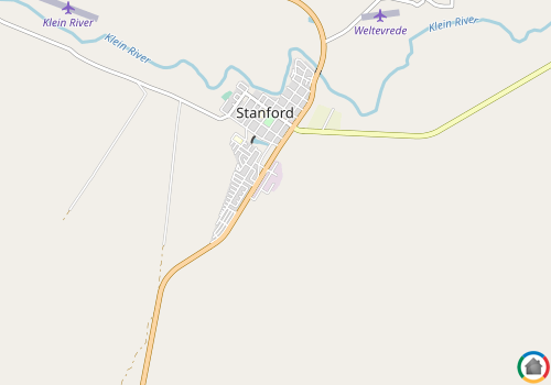 Map location of Stanford